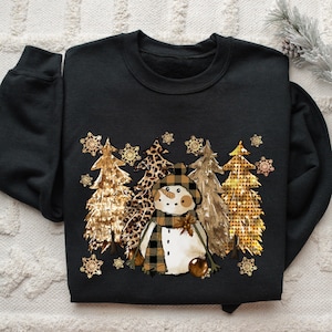 Christmas Sweatshirt, Christmas Sweater, Christmas Crewneck, Christmas Tree Sweatshirt, Holiday Sweaters for Women, Winter Sweatshirt