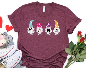 Three Gnomes Mom Tee,Mother's Day Gift Shirt,Gift for Mom,New Mom Gift,Baby Announcement,Future Mom Gift,Mom Gnomes Shirt