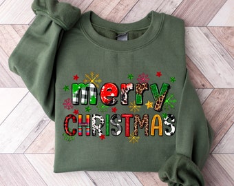 Weihnachten Sweatshirt, Frauen Weihnachten Sweatshirt, Weihnachten Sweatshirts für Frauen, Weihnachtsgeschenk Frauen, Frohe Weihnachten Sweatshirt