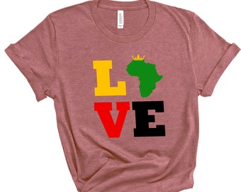 Africa Love Shirt,Black History Month Shirt,African American Shirt,Black Power Shirt,I am Black History Shirt,Black Lives Matter Shirts