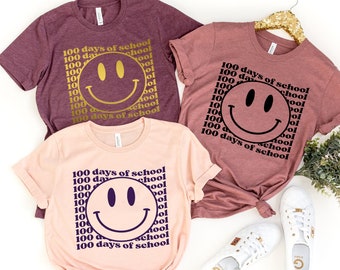 100 Days Of School Shirt, 100 Days Brighter Shirt, Teacher Shirt, 100th Day Of School, Back To School Shirt, Teacher Appreciation Shirt