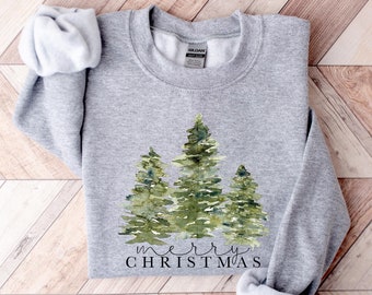 Sudadera de Navidad, sudadera de Navidad para mujer, sudaderas de Navidad para mujer, regalo de Navidad para mujer, sudadera de Navidad feliz