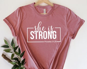 She is Strong Shirt,Mama Shirt,Mothers T-Shirt,Cute Mom Shirt,Cute Mom Gift,Mother's Day Gift,New Mom Gift,Mama with Heart T-Shirt