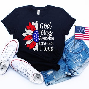 4th of July Sunflower Shirt,Freedom Shirt,Fourth Of July Shirt,Patriotic Shirt,Independence Day Shirts,Patriotic Family Shirts,Memorial Day