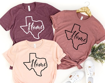 Texas Shirt, Texas Shirt Women, Texas State T Shirt, Texas Cactus Shirt, Texas Home Shirt, Texas Women's Shirt, Home State Shirt, Texas Tee