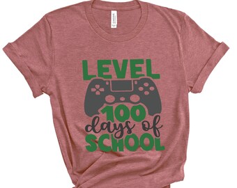 Level 100 days of school,Teacher Shirt, 100 Days of School, Teacher Gifts, Teacher Appreciation, 100 Days Brighter,Back to School Shirt