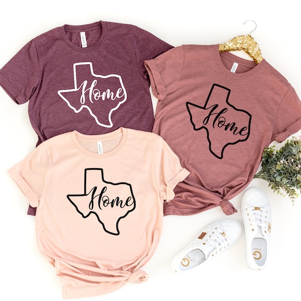 Texas Shirt, Texas Shirt Women, Texas State T Shirt, Texas Cactus Shirt, Texas Home Shirt, Texas Women's Shirt, Home State Shirt, Texas Tee