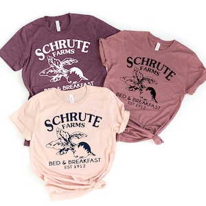 Schrute Farm,Maglietta unisex,Scronton Pennsylvania est 1912,l'ufficio tv show, l'ufficio,michael scott,dwight schrute,schrute