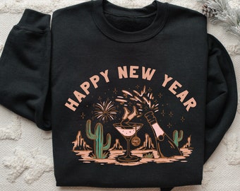 Frohes Neues Jahr Sweatshirt, Frohes Neues Jahr 2024, Mädchen Neujahr Reise Hoodie, 2024 Urlaub Sweatshirt, Neujahr Party Sweatshirt