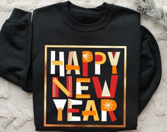 Prost auf das neue Jahr Shirt,2024 Frohes neues Sweatshirt,Happy New Year Shirt, Neujahr Shirt,Happy New Year Shirt,Neujahrsgeschenk