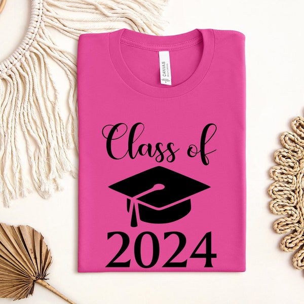 Class of 2024 Graduate Shirt, Graduate Shirts 2024, Class of 2024 Shirt,Graduation Shirt for Woman,Graduate Party Shirt, Graduation Gift
