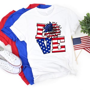 4th of July love Shirt,Freedom Shirt, Fourth Of July Shirt, Patriotic Shirt, Independence Day Shirts, Patriotic Family Shirts,Memorial Day