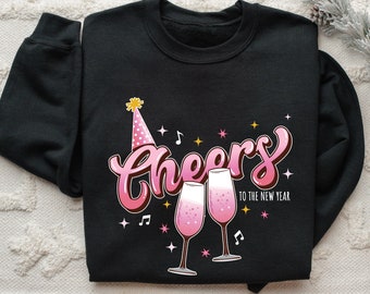 Prost auf das neue Jahr Shirt, 2024 guten Rutsch ins Neue Jahr Sweatshirt, glückliches neues Jahr Shirt, neues Jahre Shirt, 2023 Weihnachten, glückliches neues Jahr Shirt