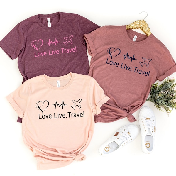 Travel is My Therapy shirt - Fun Travel shirt - Traveler shirt - Gift For Her - Funny Travel Shirt - Birthday gift - Vacation shirt