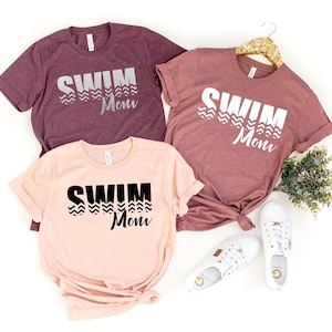 Swim Mom T-Shirt, Funny Shirts, Mom Shirts, Tshirts, Family Shirts, Fun Tees, Tshirts for Women, Mommy, Mama T-Shirts