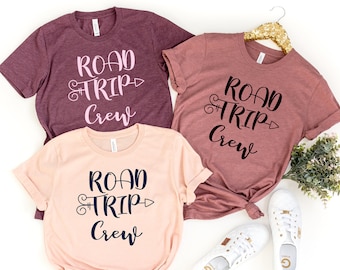 Road Trip Crew Shirt, Vacation Shirt, Adventure Shirt, Travel Shirt, Road Trip, Camping Shirt, Hiking Shirt, Road Trip Shirts, Family Shirts