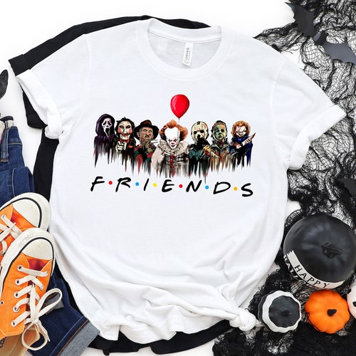 Friends Halloween shirt,Halloween Party, Halloween T-shirt,Hocus Pocus Shirt,Halloween Funny Tee,Halloween Dinosaur Shirt,Scary Friends