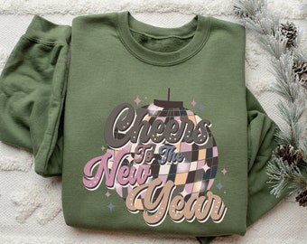 Cheers To The New Year Shirt,2024 Happy New Year Sweatshirt,Happy New Year Shirt, New Years Shirt, 2024 Christmas, Happy New Year Shirt