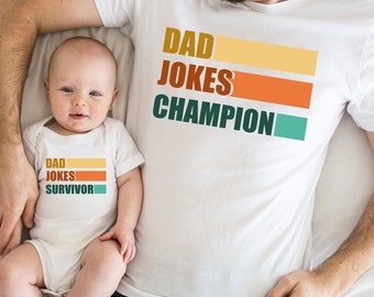 Dad Jokes Shirt,Dad and son matching Shirt,New Dad Shirt,Dad Shirt,Daddy Shirt,Father's Day Shirt,Gift for Dad,Daddy and Me matching Shirts
