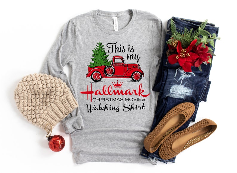 Christmas MoviesT-shirtHallmark ShirtChristmas T-shirt image 1