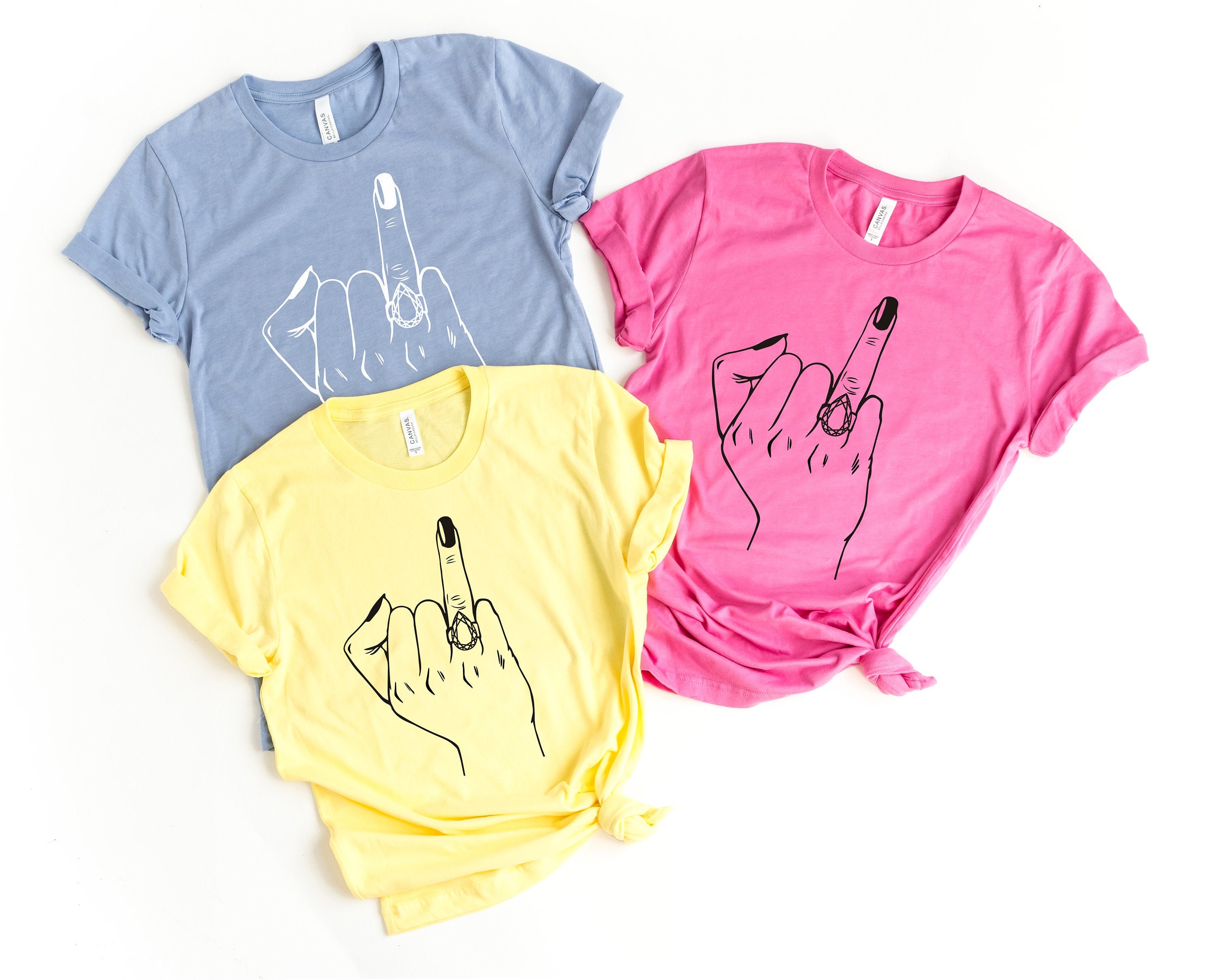 Engagement Ring Finger Shirt Engagement Party Shirt Cute Etsy Singapore