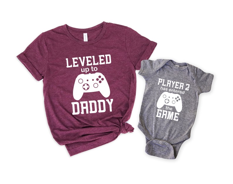 Leveled up Shirt,Dad and son matching  Shirts Shirt,New Dad Shirt,Dad Shirt,Daddy Shirt,Father's Day Shirt,Gift for Dad 