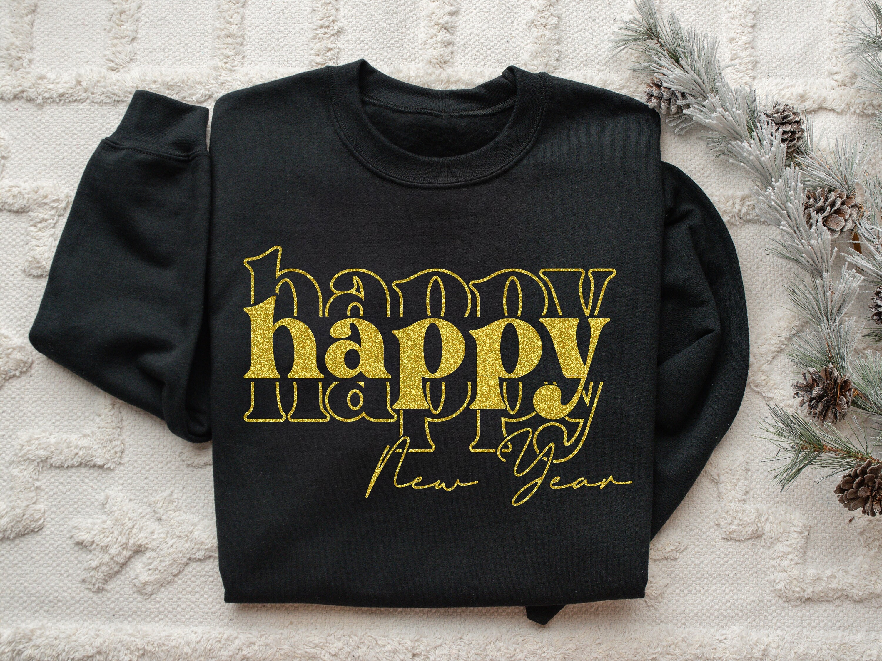 Happy new year jumper clearance