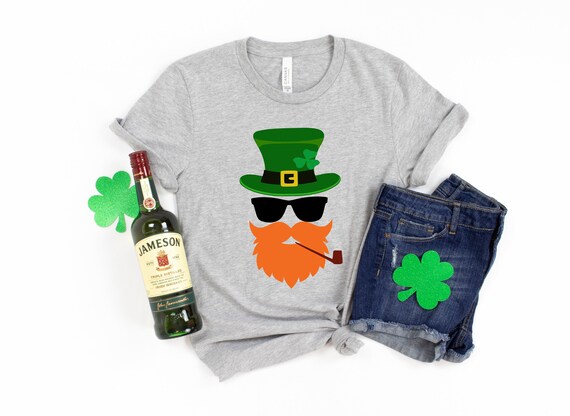 Leprechaunface Shirt,Shamrocks Shirt, Patricks Day Shirt Funny Lucky Shirt,St Patrick's,St Paddys Day,Shamrock,St Patrick's Matching Tee