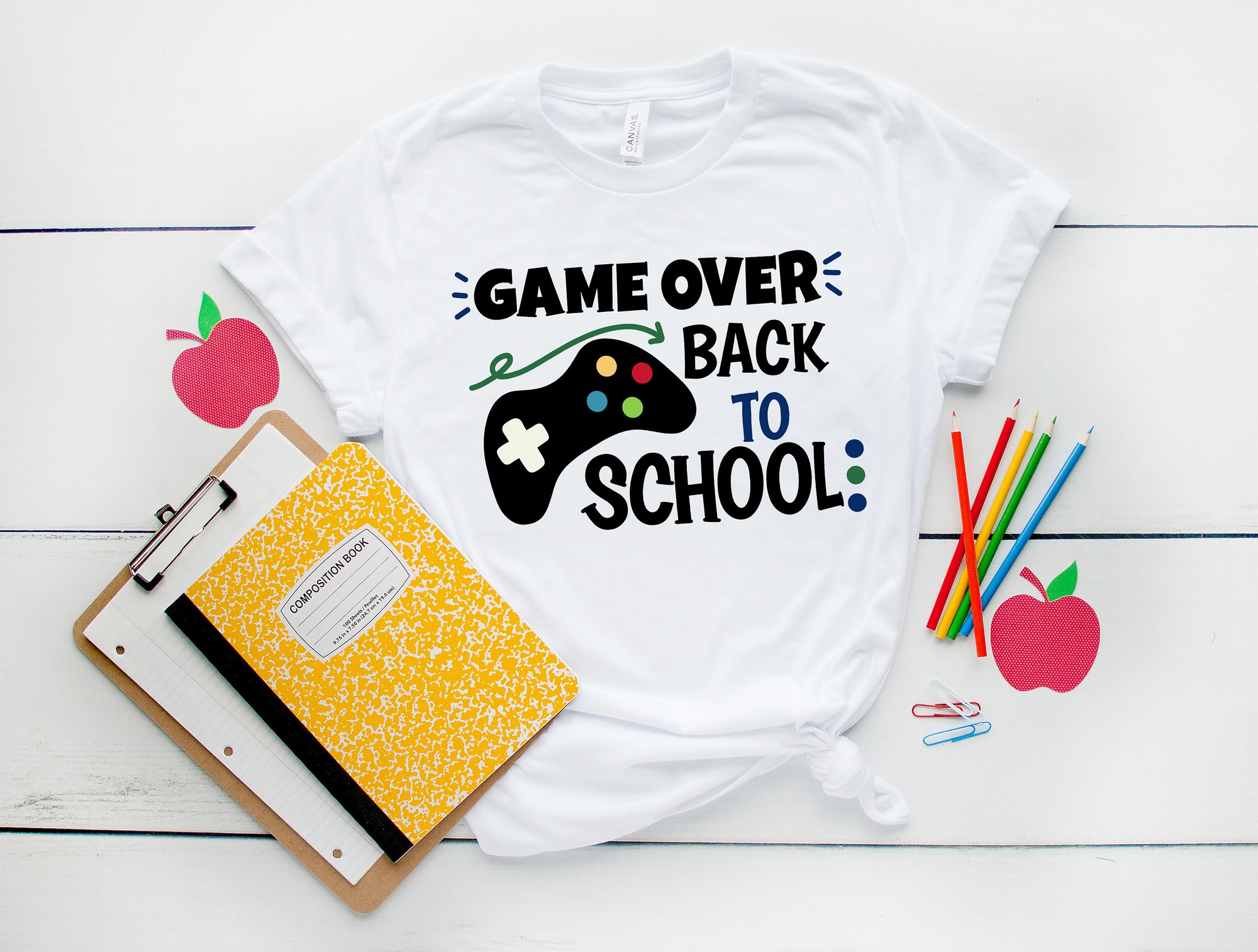 Game Over Back To School Shirt, Back to School Shirt, First Day of School