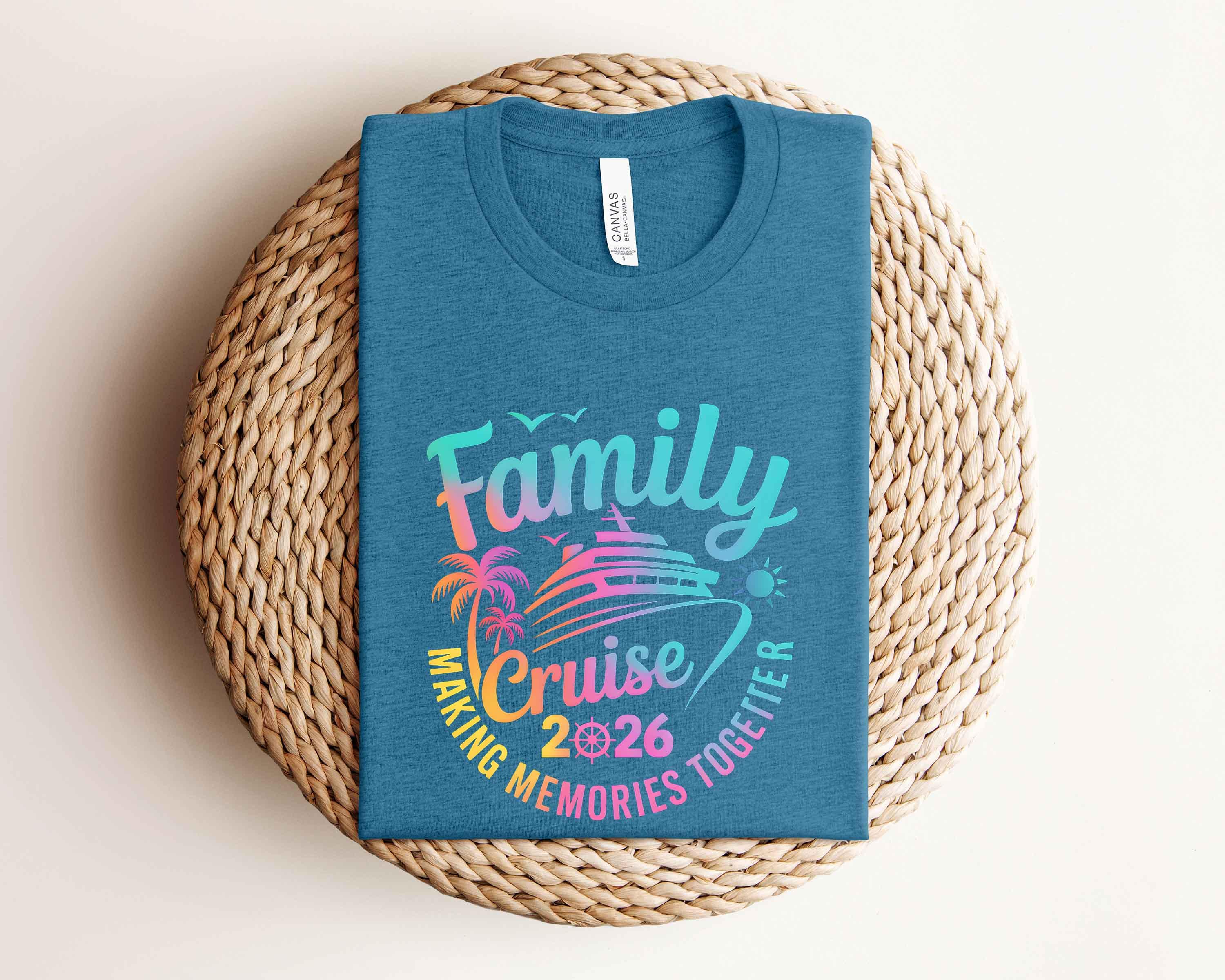 Family Cruise 2026 Shirt – Making Memories Together Tee, Custom Cruise ...