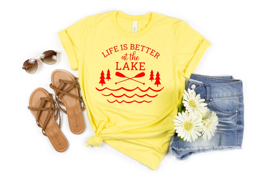 Lake Life Shirt Lake Shirt Gift for Travel Lover Gift for Etsy