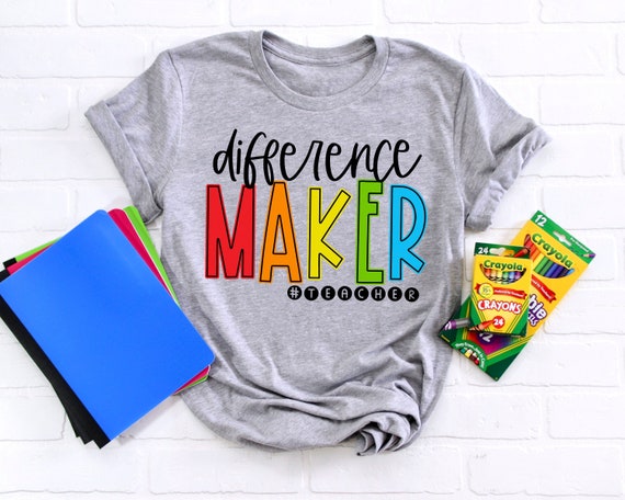 difference maker teacher shirt
