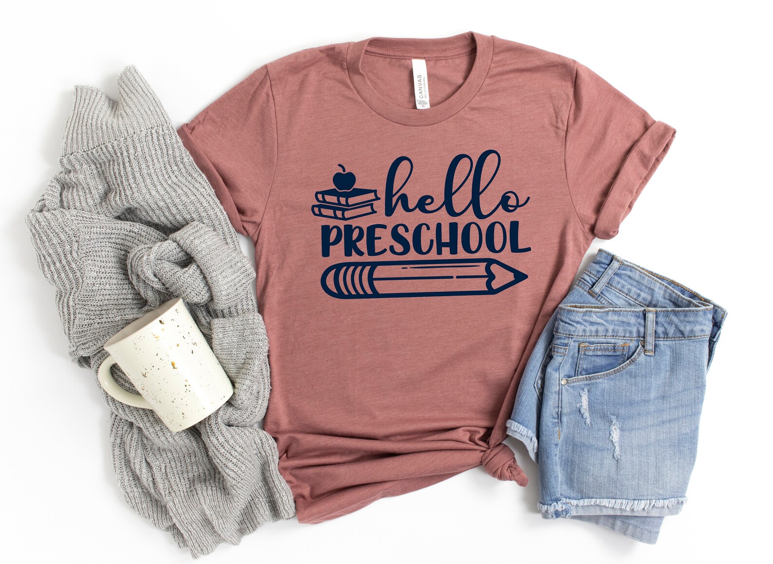 Hello Preschool Shirtpreschool Teacher Shirtteacher - Etsy