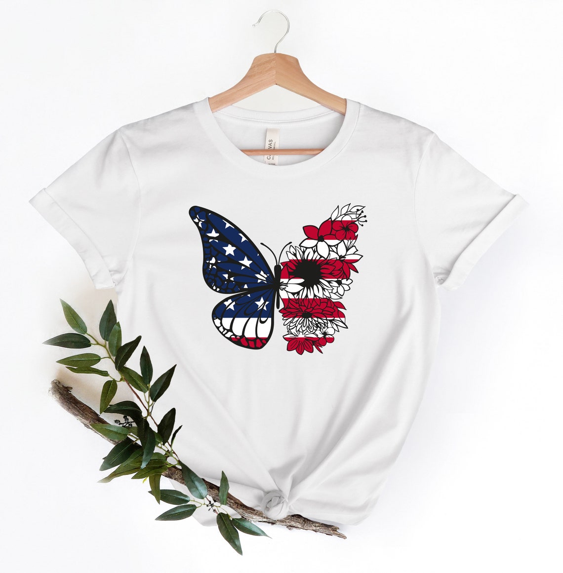 usa butterfly shirt