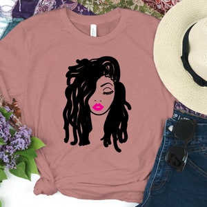 Strong Black Woman With Dreadlocks Shirt,Black History Month Shirt,African American Shirt,Black Power Shirt,Black Lives Matter Shirts