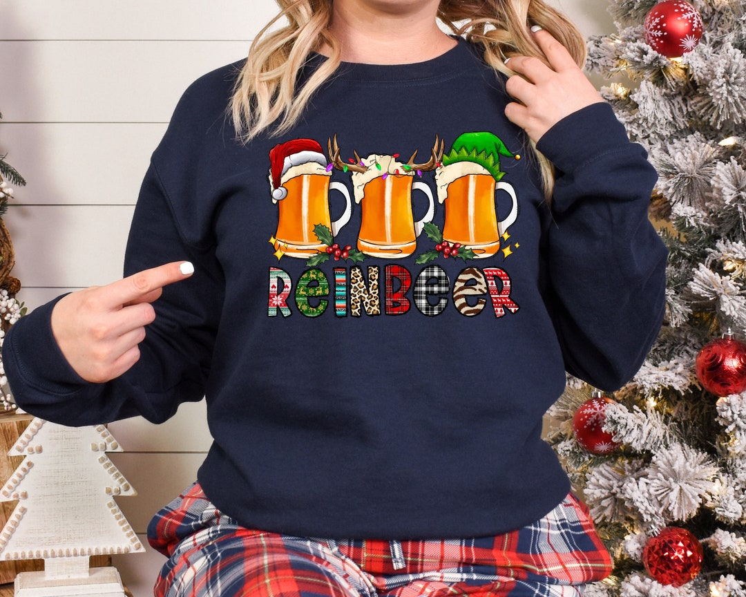 Rainbeer Sweatshirt,christmas Family Shirt,christmas Gift,holiday Gift
