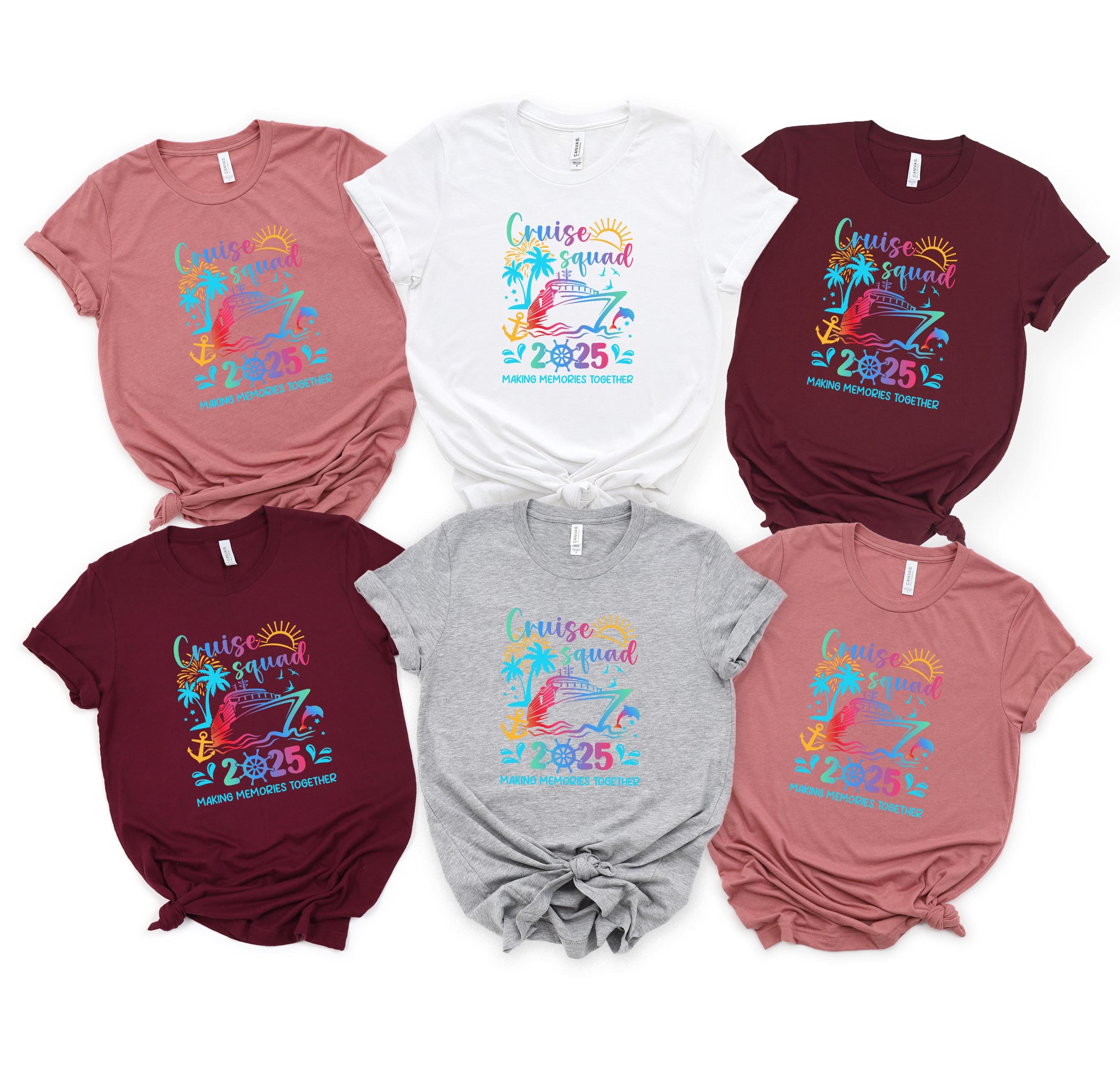 Family Cruise 2025 Shirts, Adults Kids Family Cruise T-shirt
