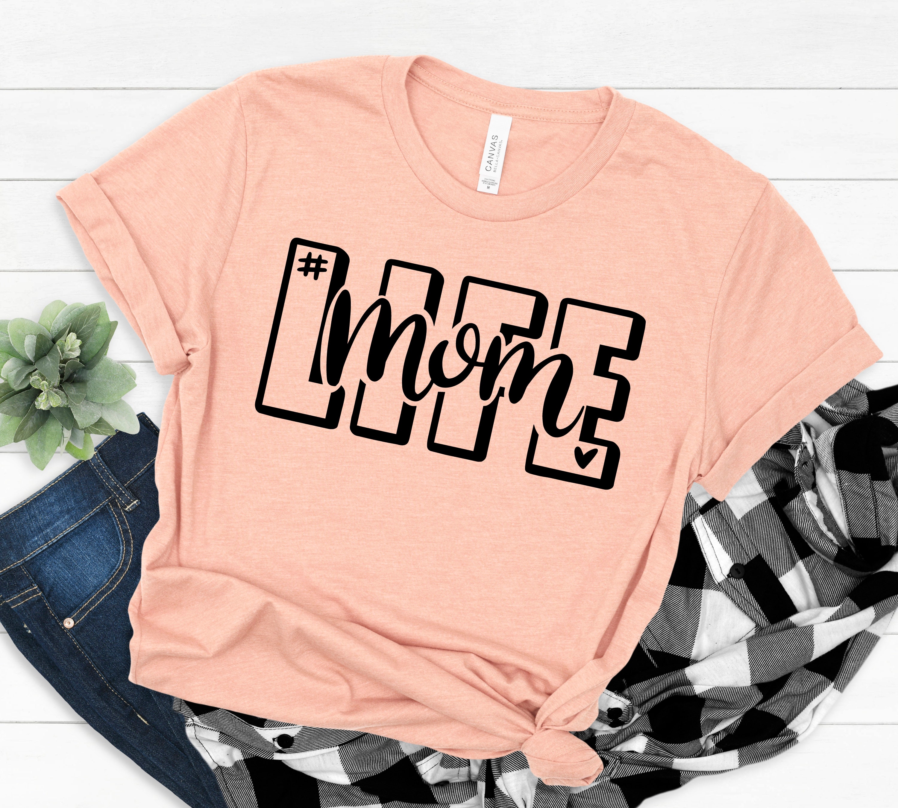 Mom Life Shirt Cute Mom Shirt Cute Mom Gift Mother's Etsy