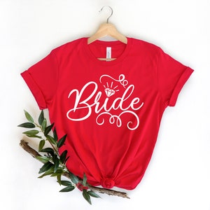 Bride Shirt, Bride to Be, Engagement Shirt, Honeymoon Shirt, Bridal Gift, Wedding Tee, Bridal Shower Gift, Bride Tshirt, Future Mrs 画像 3