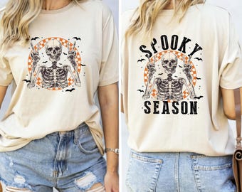 Spooky Season Sweatshirt,Fall Sweatshirt, Halloween Shirt,Fall Shirt,Halloween Hoodie, Ghost,Boo,Halloween Sweatshirt,Fall Sweater
