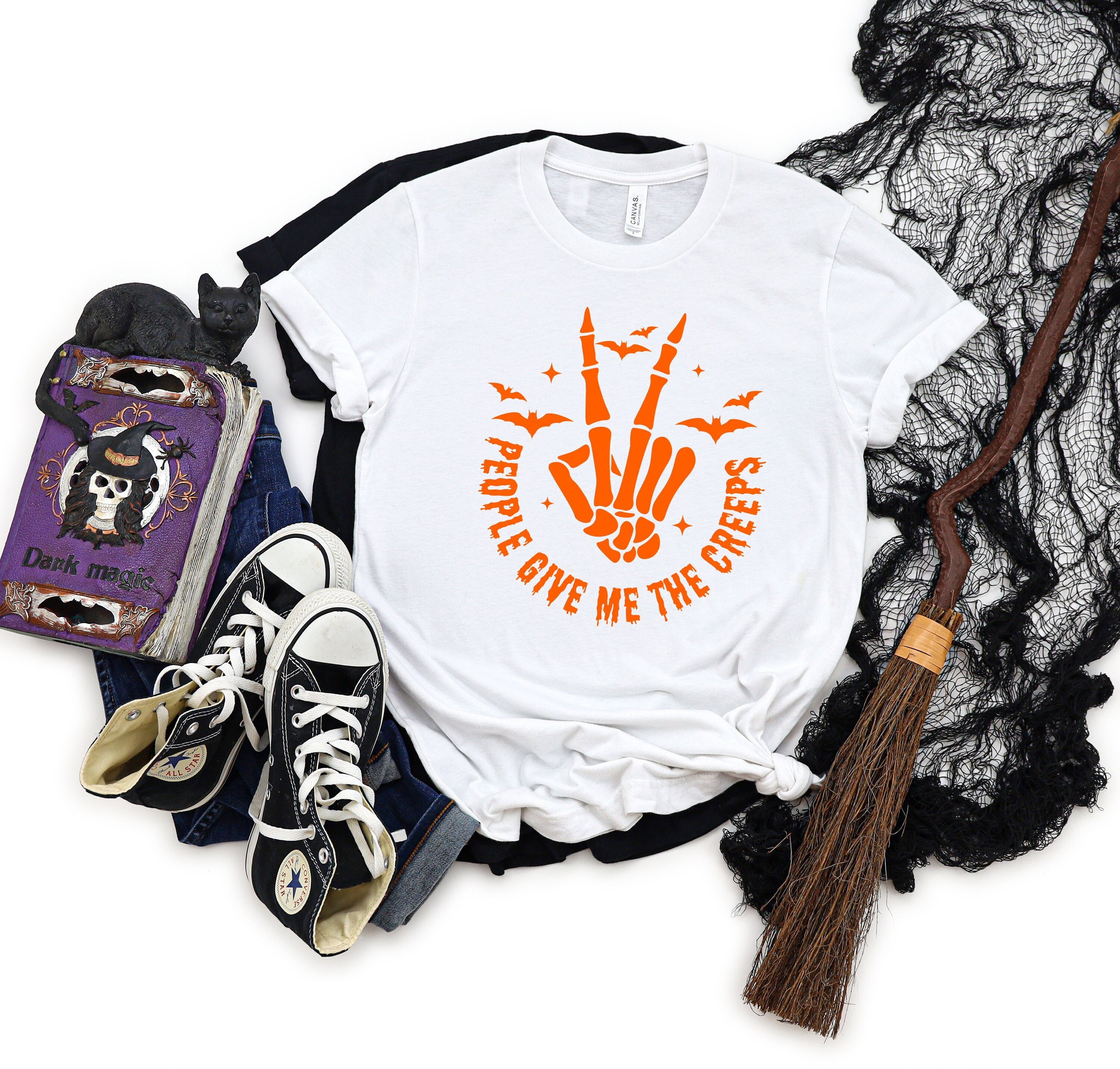 People Give Me the Creeps T shirt Halloween Shirt Horror Shirt