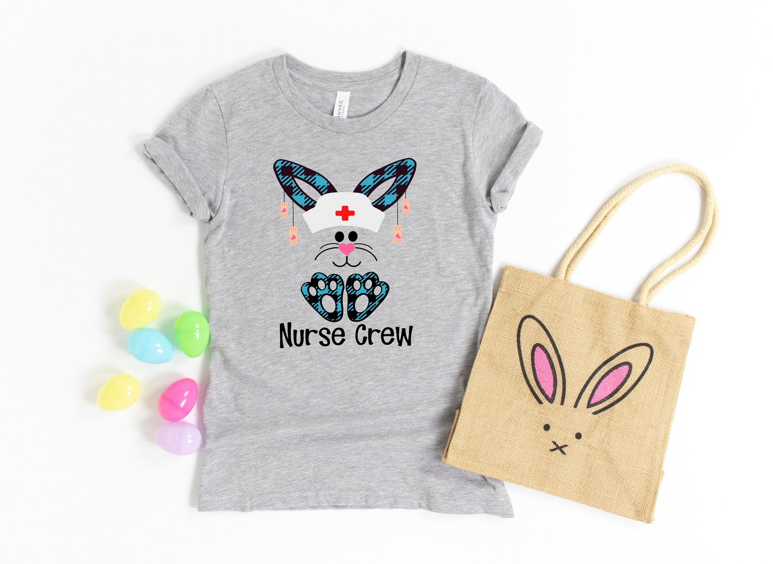 Nurse Shirt Easter Bunny Shirt Nurse Gift for Easter Day Etsy