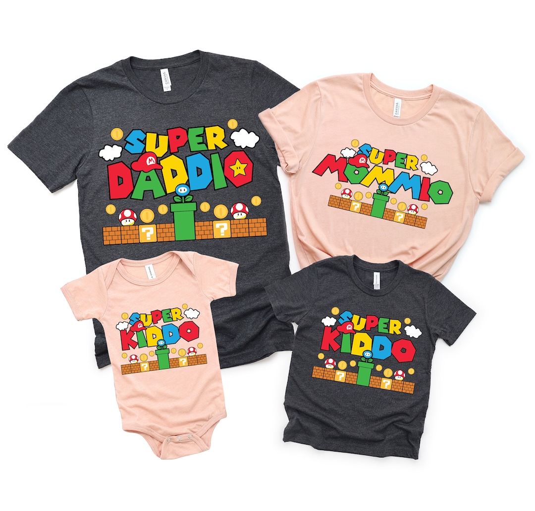 Super Daddio Game Shirt,new Dad Shirt,super Mommio Shirt,father's Day ...