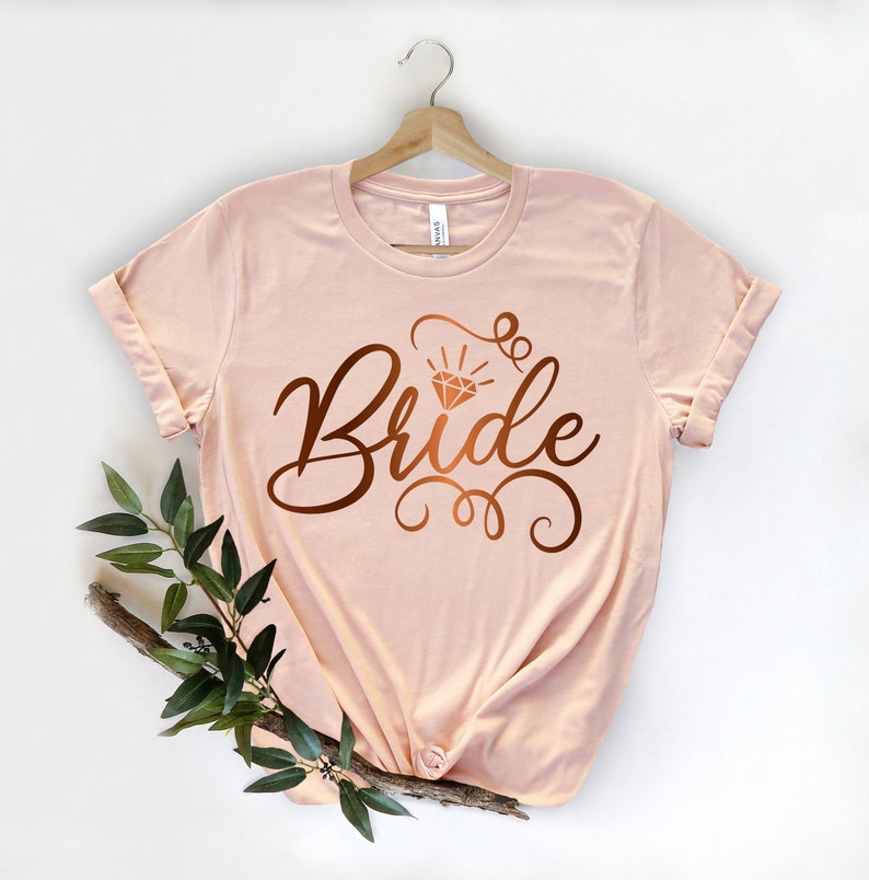 Bride Shirt, Bride to Be, Engagement Shirt, Honeymoon Shirt, Bridal Gift, Wedding Tee, Bridal Shower Gift, Bride Tshirt, Future Mrs image 1
