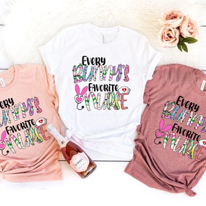 Nurse Shirt, Easter Bunny Shirt, Nurse Gift for Easter Day, Nurse Crew Shirt, Easter Family Matching Shirt, Easter Shirt for Woman