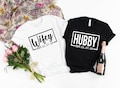Wifey and Hubby Shirt, Wedding Party Shirt, Honeymoon Shirt,Wedding Shirt,Wife and Hubs Shirts, Just Married Shirts, Matching Couple Shirt