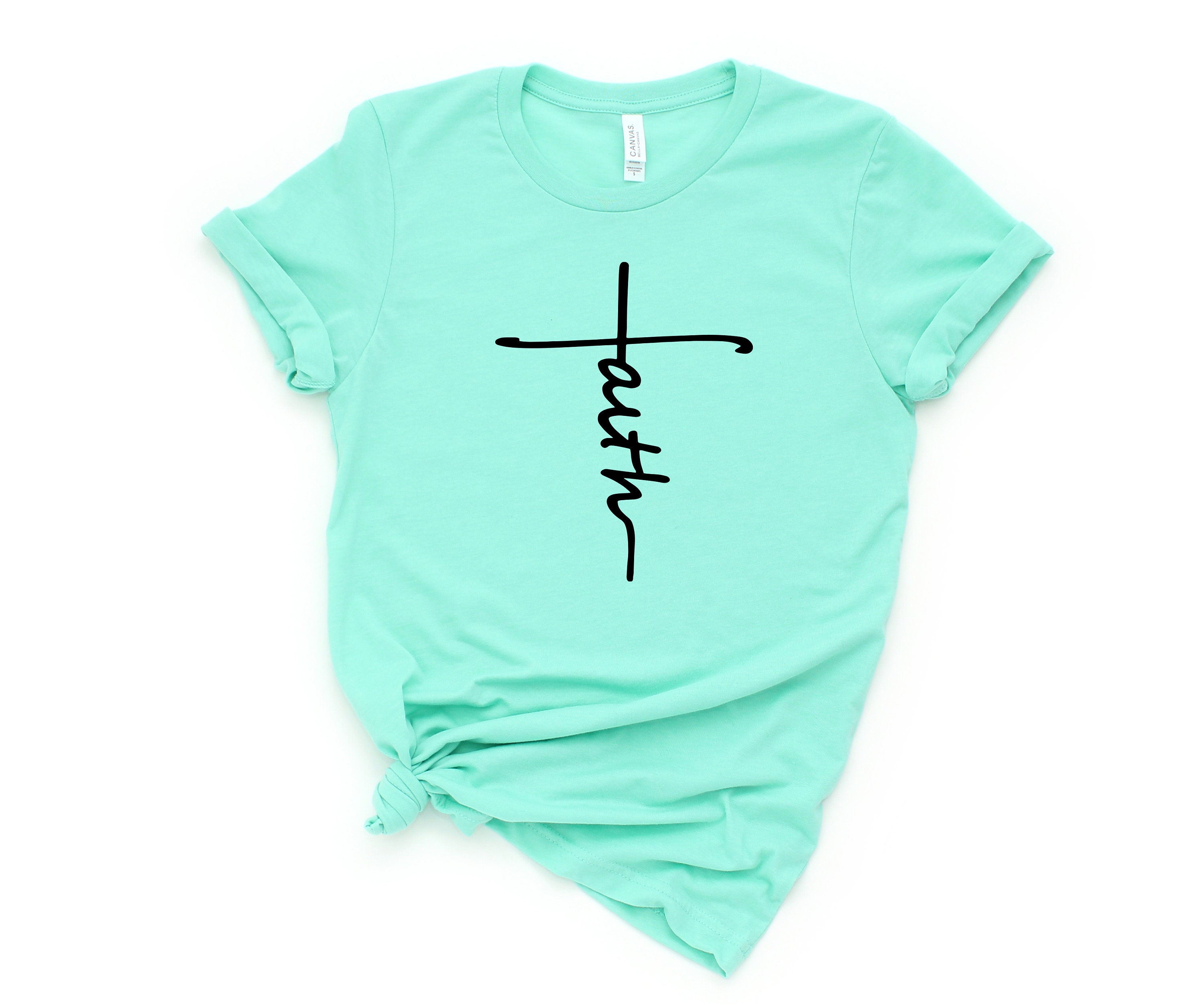 Faith Shirt, Faith Cross Shirt, Christian Gift, Faith Gift, Christian Shirts , Love and Grace Shirt, Faith Cross, Vertical Cross, Jesus