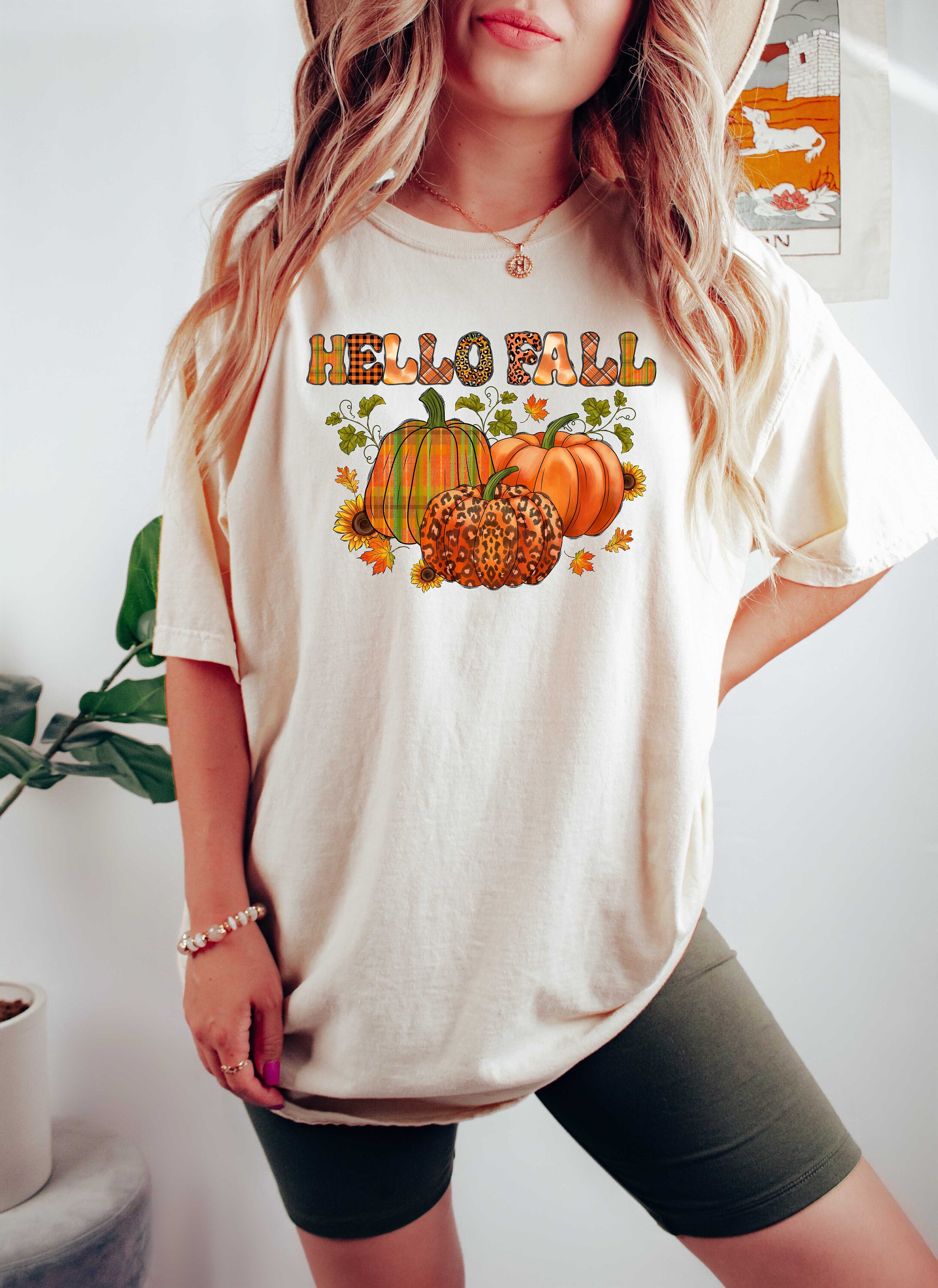 Discover Hello Fall Sweatshirt, Thanksgiving Sweater, Family Sweatshirt, Funny Thanksgiving Shirt, Women Fall Sweater, Cute Autumn Sweatshirt