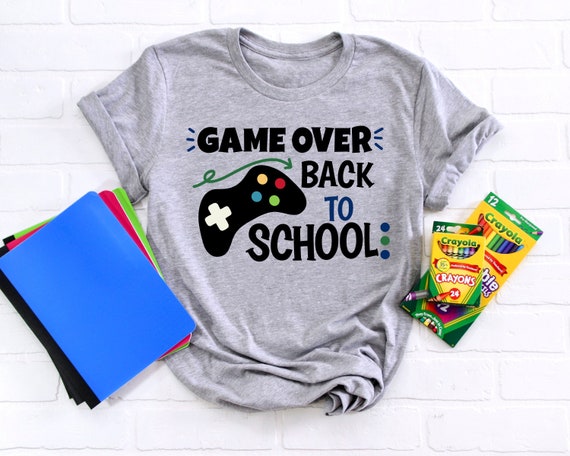 Game Over Back To School, Teacher, First Day of School Outfit