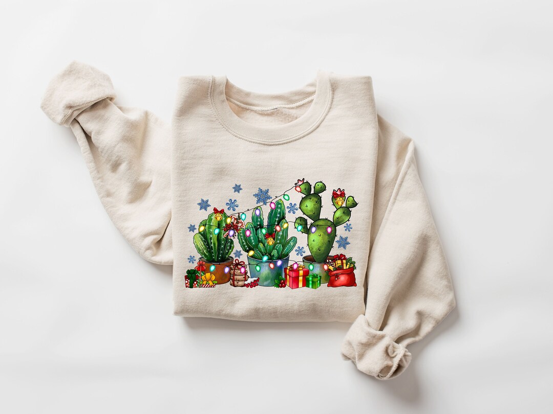 Cactus Sweater PAUL SMITH 'Photographic Cactus' Print Organically Grown  Cotton